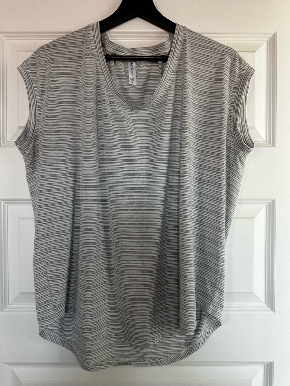 Athleta Striped Gray Women's Top